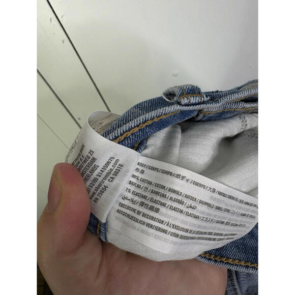 Abercrombie Fitch Jeans Womens 2 Short Ultra High Rise Mom Jeans Light Wash - Picture 9 of 10